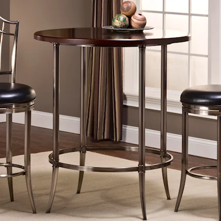Round Bar Height Bistro Table